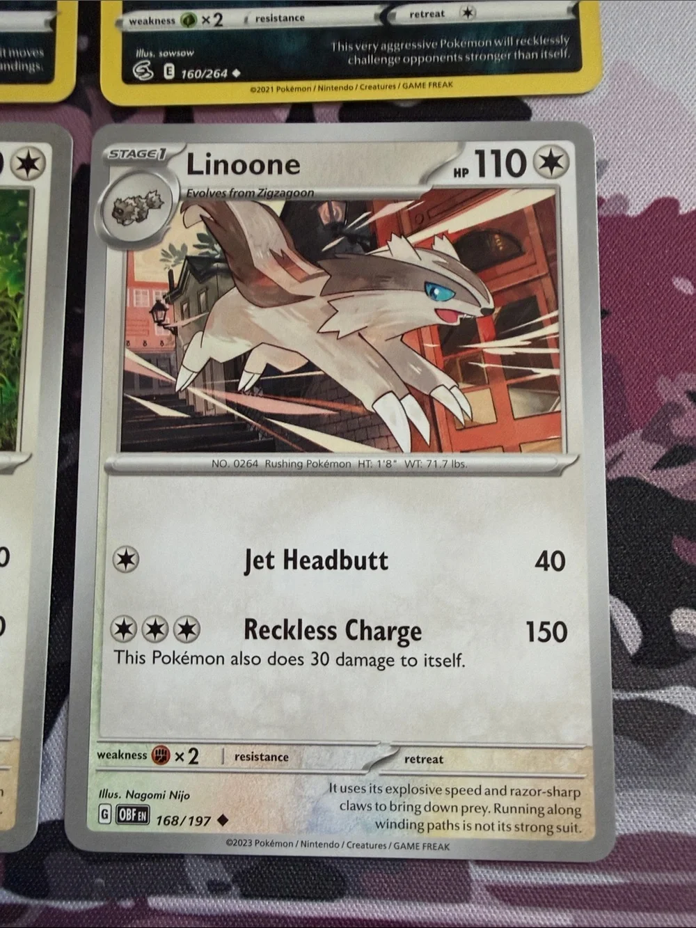 Zigzagoon & Linoone Evolution Lot | Fusion Strike + Obsidian Flames | ✨5/$25✨